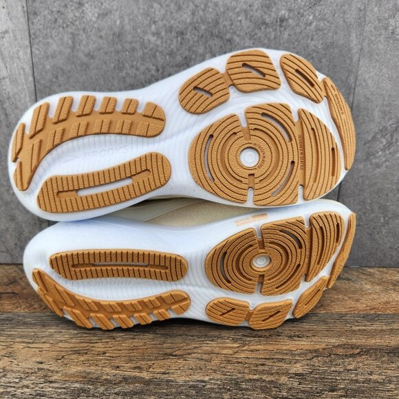 Brooks Glycerin StealthFit 21 Sz 9 Womens Marshmallow Cream Beige Running Shoe - Picture 12 of 13